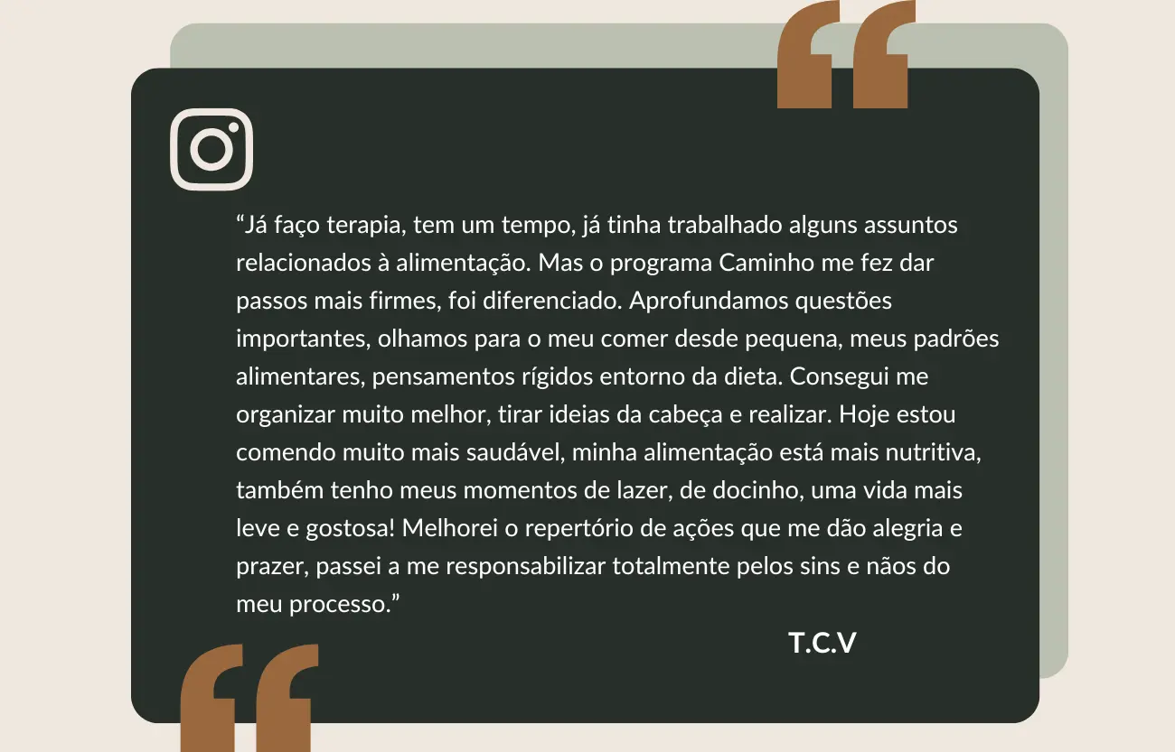 Depoimento de paciente sobre o resultado da psicoterapia online e particular com a psicóloga Bruna Matos para ansiedade, estresse e esgotamento profissional baseado na TCC. Atendimento especializado para profissionais de alta responsabilidade recuperarem a qualidade do sono, o controle do comer emocional e o equilíbrio entre mente e carreira.
